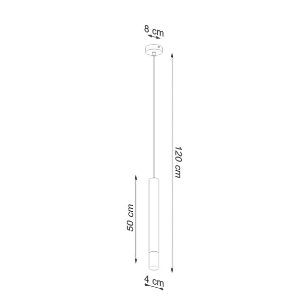 WEZYR 1 sort pendellampe Sollux Lighting model SL.0960
