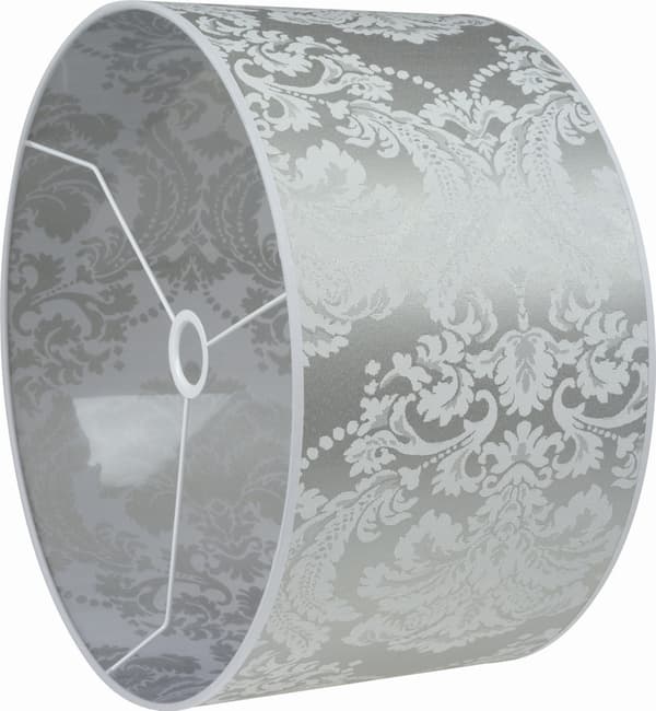 Cylindrisk lampskärm silvergrå 45/25