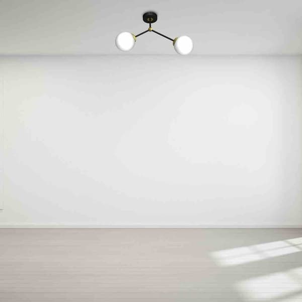 LED loftslampe Milagro JOY MLP7459 sort / guld