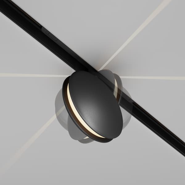 Magnetisk skinnespot sort LED-lysdisk 6W 3000K OUTLINE Maytoni Technical
