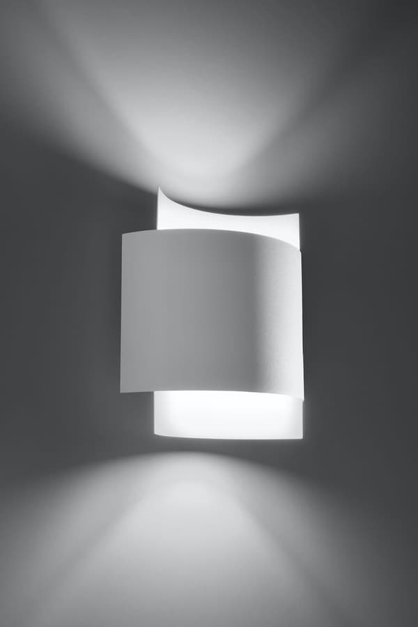 Seinävalaisin IMPACT valkoinen Sollux Lighting SL.0857