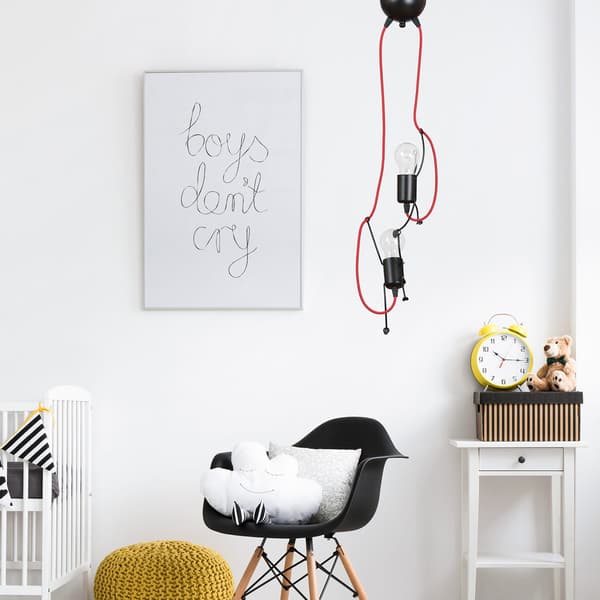 PENDEL Emibig 2xE27 60W BOBI 2 BLACK 537/2