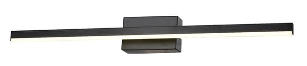 Moderne sort væglampe 60 cm Linea LED 8W REA234011-02 Reality