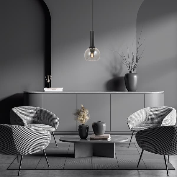 Pendellampe E27 1x40W sort 72171 Centio Rabalux