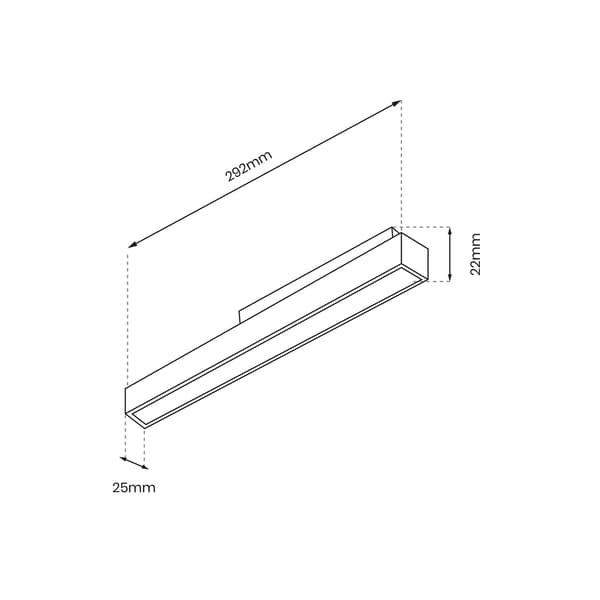 Pendelspot til 48V magnetiske skinner LED Milagro ML6625 sort