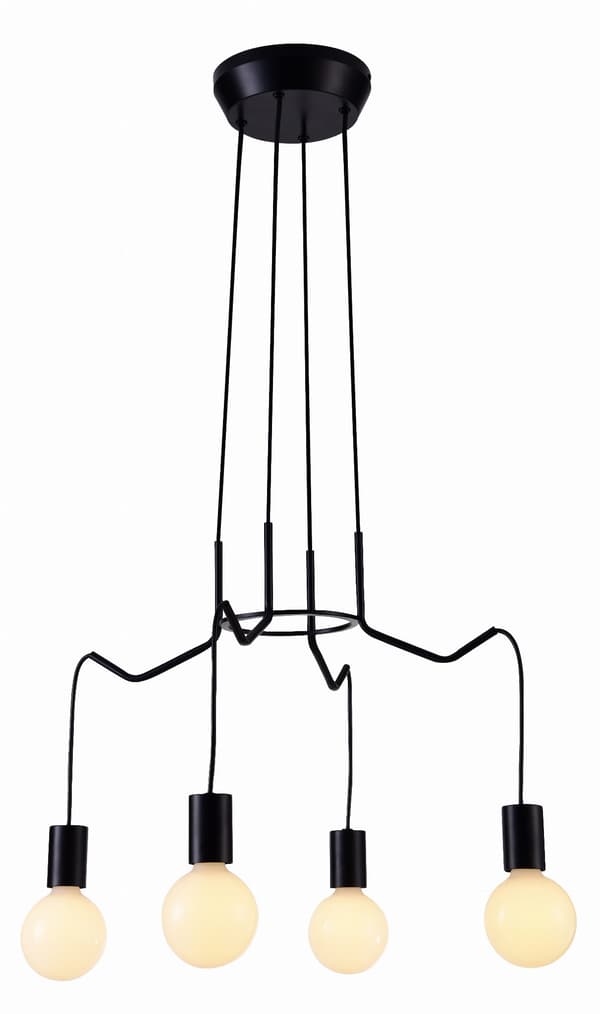 Lysekrone Candellux BASSO 34-71019 sort
