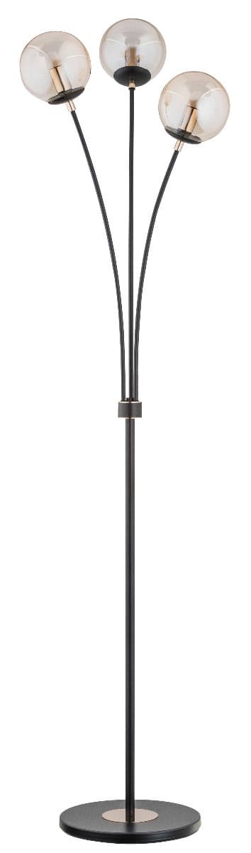 Sort og guld gulvlampe ARTIS 9277 Alfa