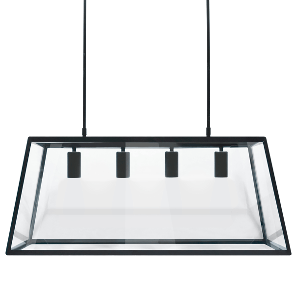 Pendellampe sort E27x4 FINLAND 305503 Polux