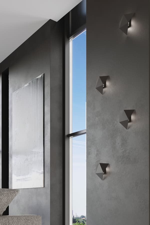 Væglampe SOLIDO Sort Sollux Lighting SL.0421