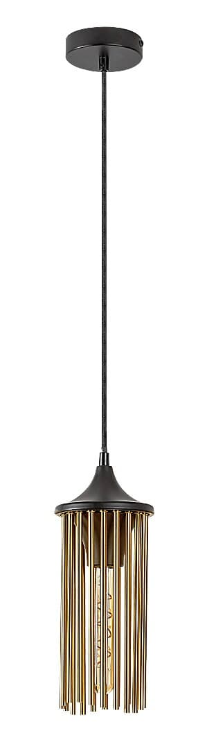 Pendellampe E27 1x40W mat sort 72151 Roxas Rabalux