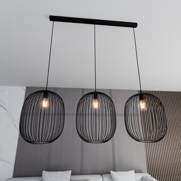 Pendellampe lysekrone ONYX 3 BL Emibig 1304/3