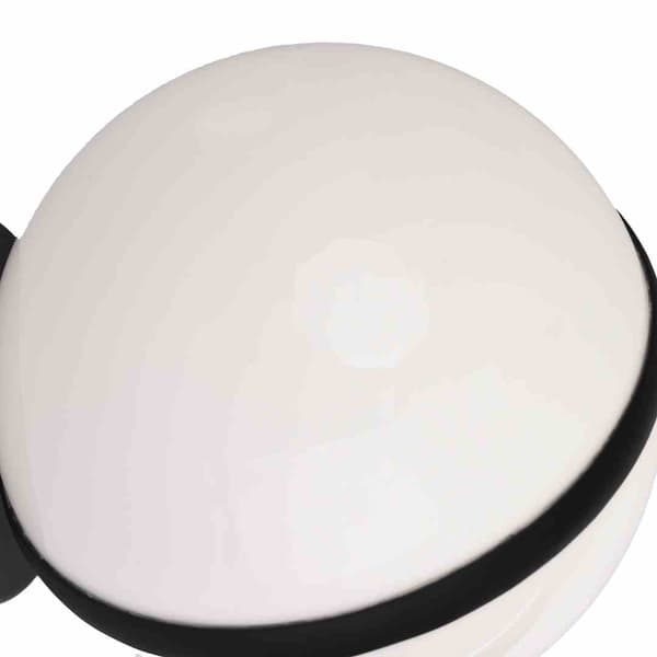 Sort LED udendørs væglampe CIRCULO Eko-light EKO6641