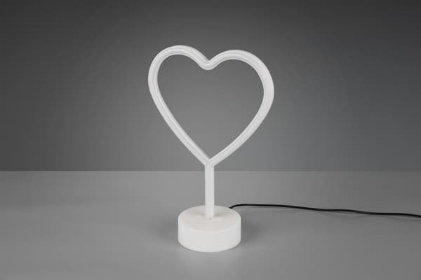 Bordslampa HEART vit RL R55210101