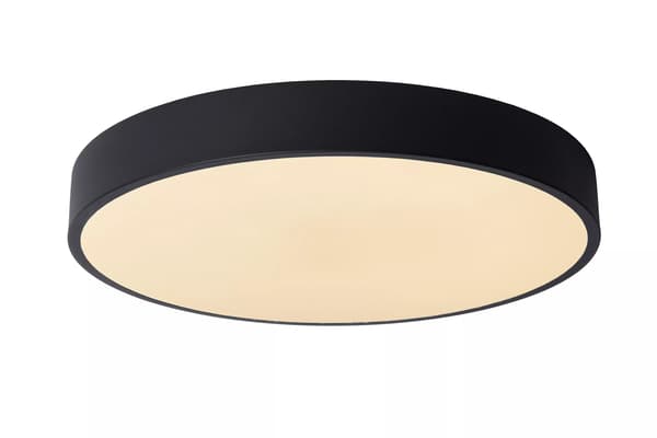 Loftlampe 40 cm LED 24W sort rund UNAR Lucide