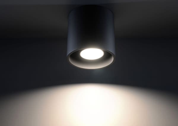 Spot ORBIS 1 Musta Sollux Lighting SL.0016