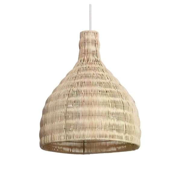 Abruzzo Flavia Boho Rattan Pendellampe 30cm E27