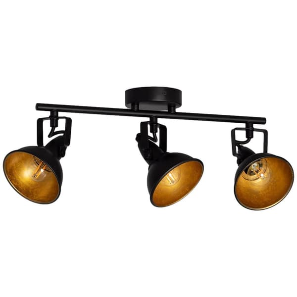 Retro Loft Sort Loftlampe 50cm 3xE14 Abruzzo Orte