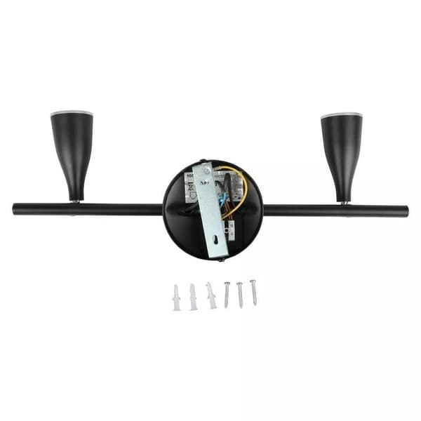 V-TAC 9W LED Loftarmatur Sort VT-810 varm 680lm