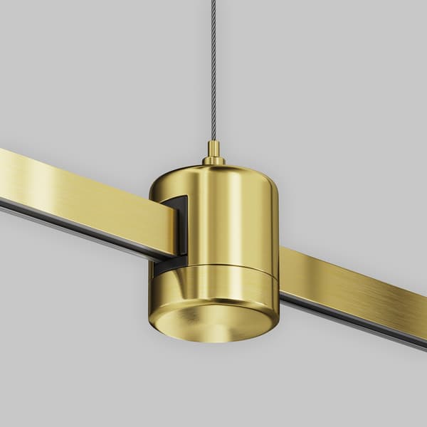 Wireophæng med lige strømstik messing FLARITY Maytoni Technical