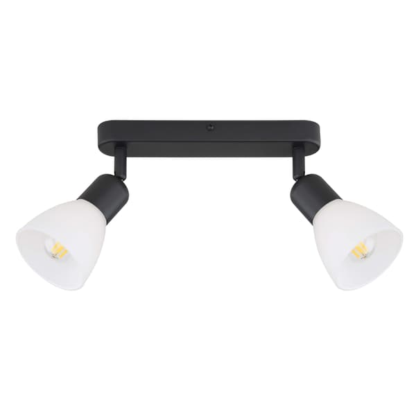 Spot Malta 2xE14 sort LP-877/2W BK Light Prestige
