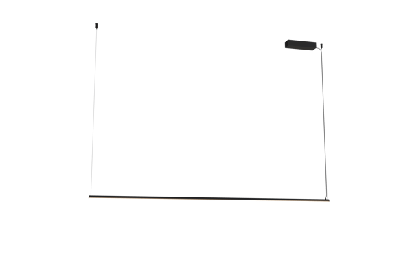 Pendellampe moderne sort stick 150cm LED 41W LONGI Maxlight