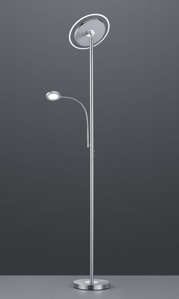 ACKBAR LED gulvlampe sølv RL R42752107