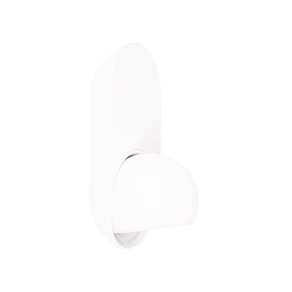 Takspotlight modern rörlig oval vit LED 10W ZEUS Maxlight