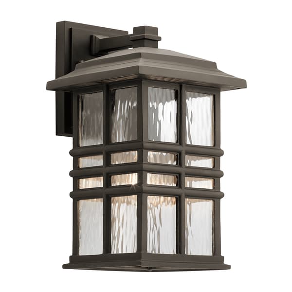 Ulkoseinävalaisin vanha pronssi E27 60W Beacon Square Kichler