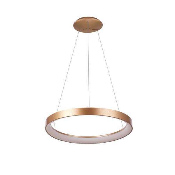 Moderne guld LED-ring pendel 48W Vico Italux