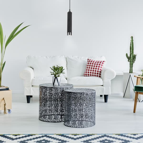 Pendellampe rør GU10 1X5W mat sort 5076 Zircon Rabalux