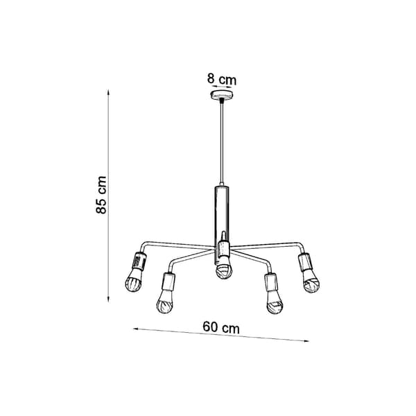 Lysekrone BASILIK 5 Pure Lume PU.0304