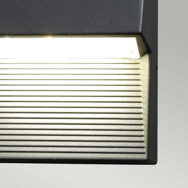 Grafiitinharmaa ulkoseinävalaisin sisäänrakennettu LED 6W Freyr Elstead