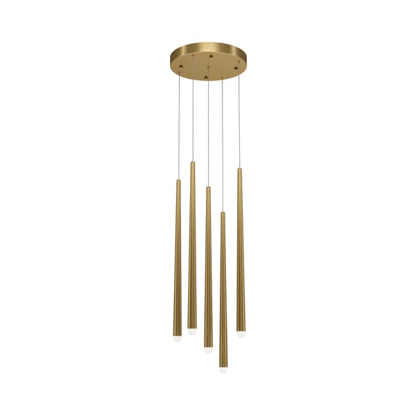 Pendellampe gyldne rør Cascade Maytoni MOD132PL-L36BSK2