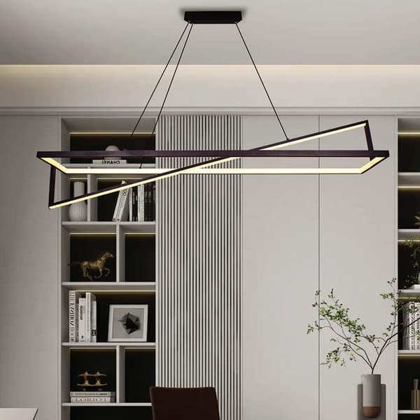 LED pendellampe sort rektangulær V-TAC 6129-6906