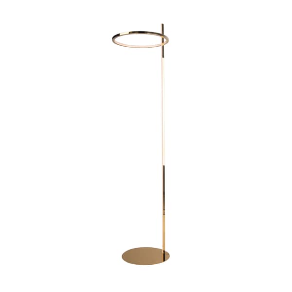 Modern golvlampa guld ring LED 27W LOZANNA Maxlight