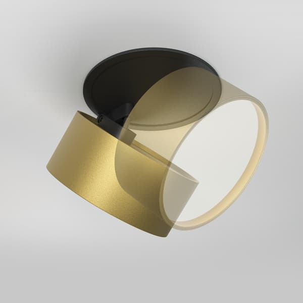 Moderne sort rund LED 12W indbygningsspot ONDA Maytoni Technical