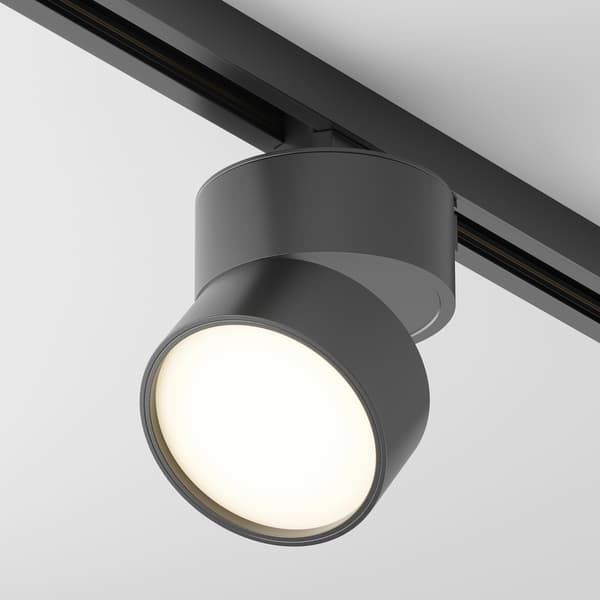 1-vaiheinen musta pyöreä LED-kohdevalaisin 12W 3000K ONDA Maytoni Technical