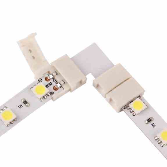 Forbinder til ensfarvede LED-strips 8mm 2-benet Eko-light EKPZ005