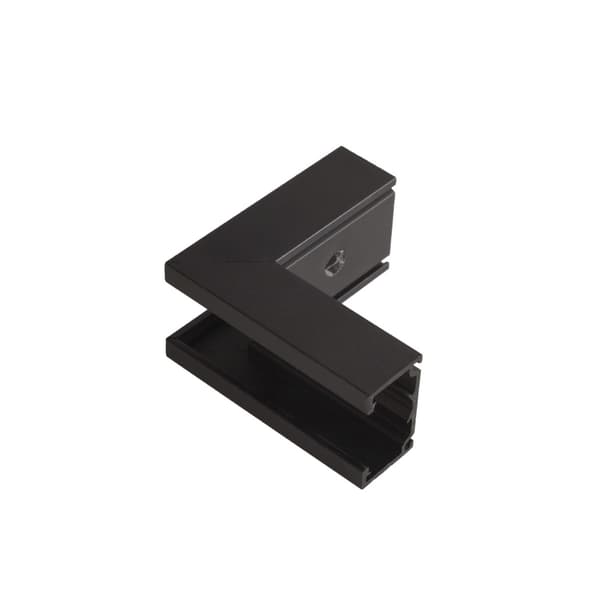 Vinkelbeslag til brug ved loftsforskydning sort til skinner NT0006, NT0007- MICRO11 Maxlight