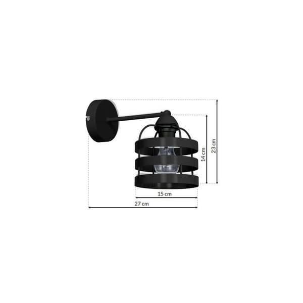 Seinävalaisin 1x60W E27 LARS MLP797 Milagro
