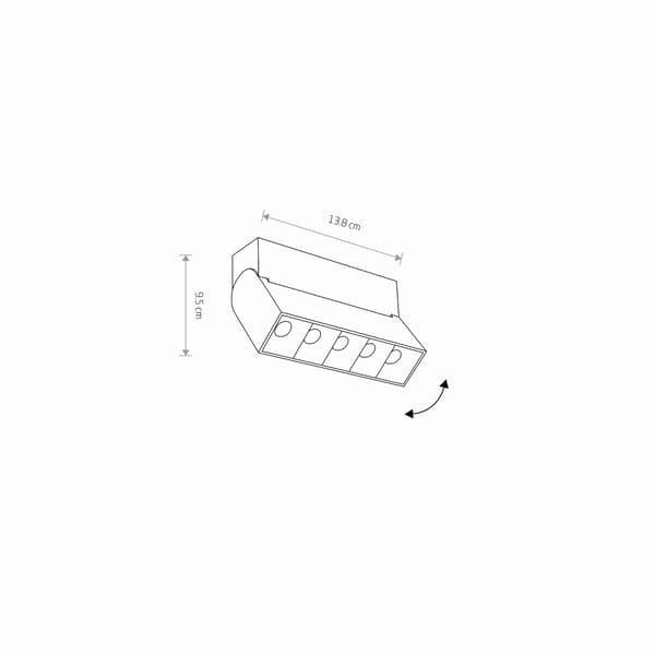 Justerbar spotlight 10W FOCUS MINI LED Nowodvorski 10070