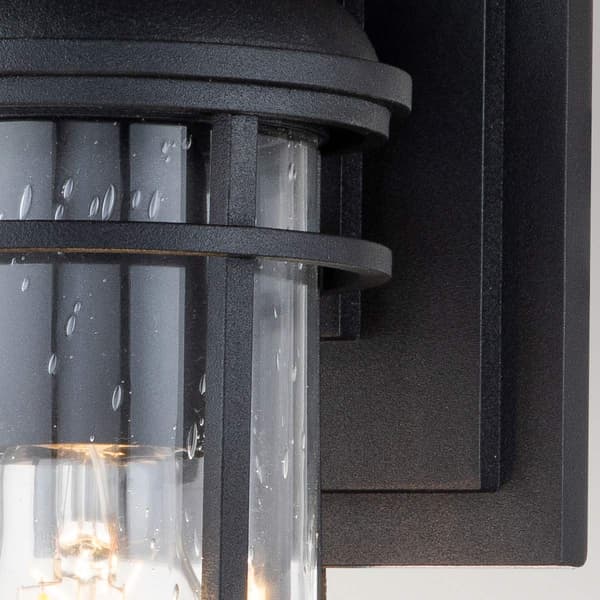Industriel udendørs væglampe sort E27 60W Lighthouse Feiss