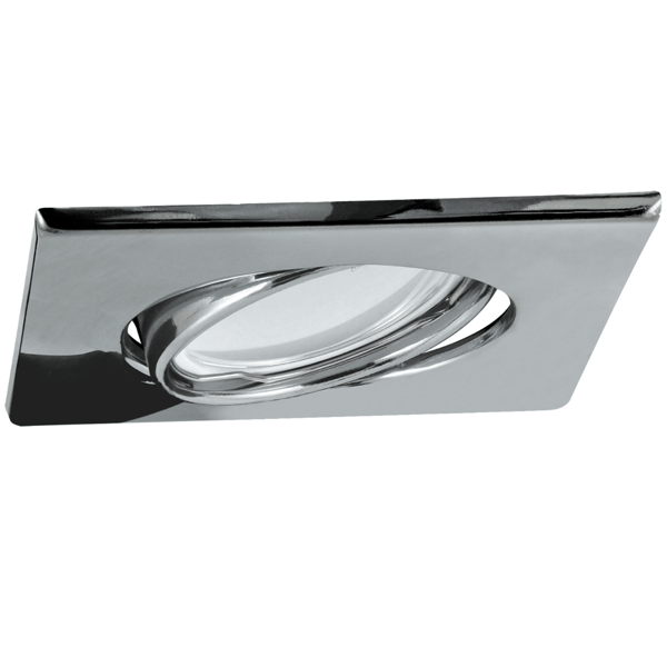 Fyrkantiga LED-ramar krom 3-pack OLIN 309655 Polux