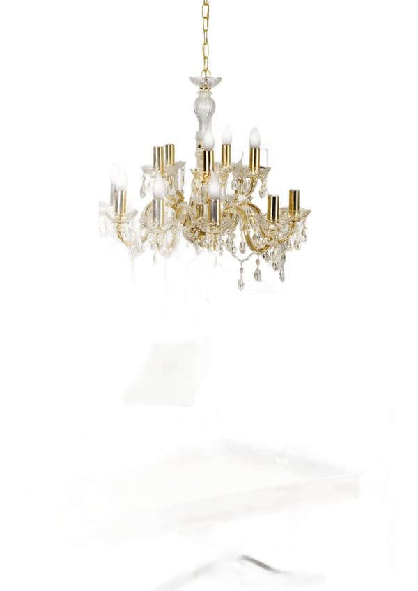 Candellux MARIA 30-94608 lysekrone guld