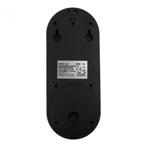 Sammenfoldelig LED-solcellelampe med bevægelses- og skumringssensor Ecolight EC20740