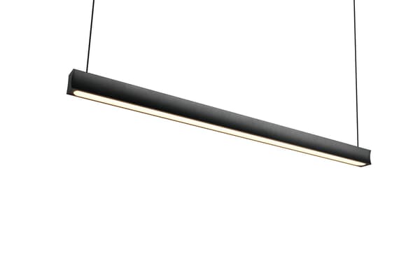 Moderne sort pendellampe 112 cm LED 29W WALLACE Trio