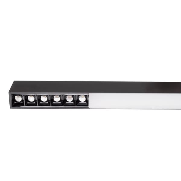 Loftlampe moderne sort lineær LED 40W RX Maxlight