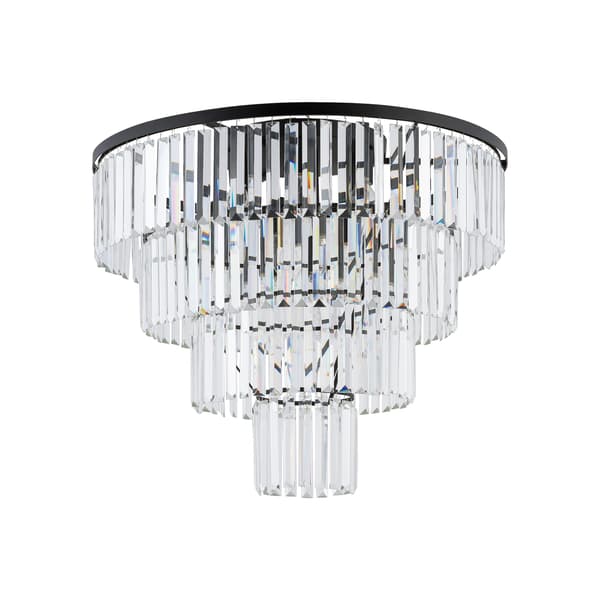 Loftlampe LED Nowodvorski CRISTAL 7630 stål, sort