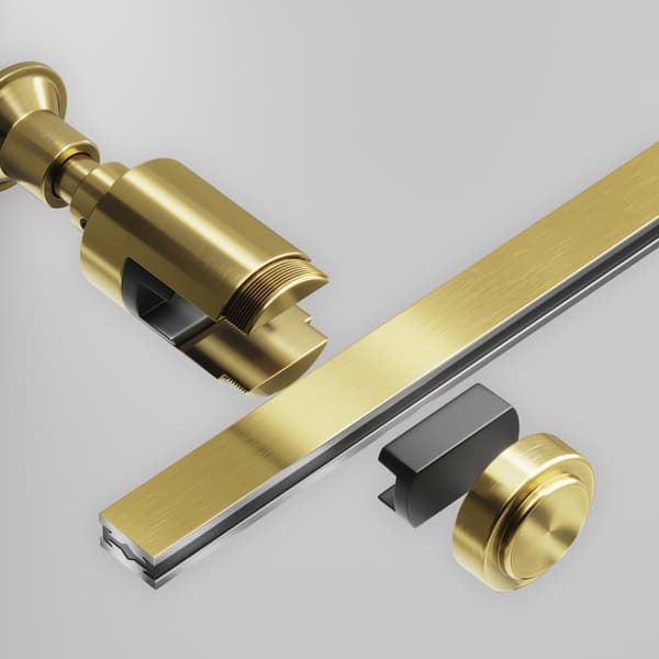 Väggfäste enkel 9 cm mässing FLARITY Maytoni Technical