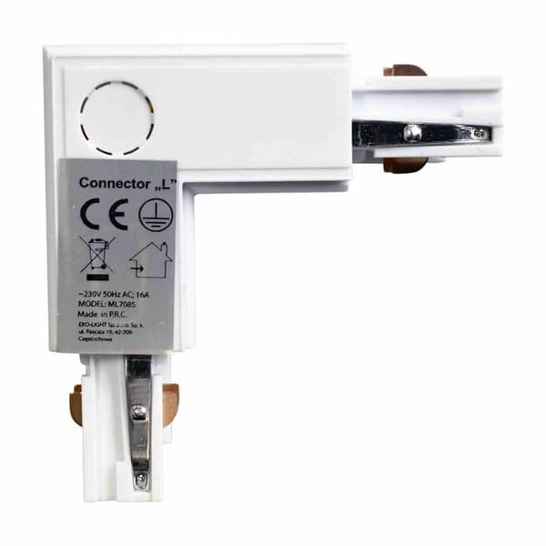 Koppling för skensystem ML7085 vit